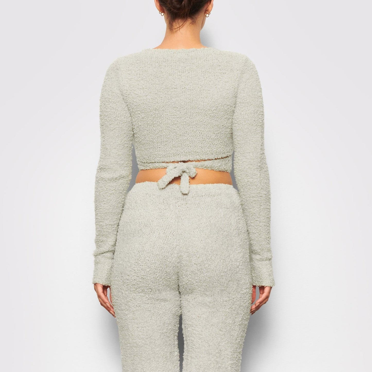 Cozy Knit Wrap Top