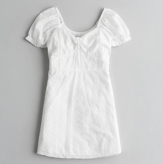 Twist Front Mini Dress