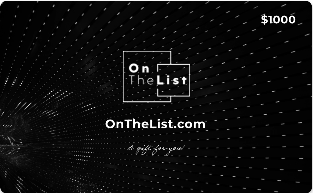 OnTheList 禮品卡