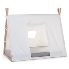 Load image into Gallery viewer, Cover for Kids Tipi Cot bed Frame 148 x 80 x 105 cm - WHITE
