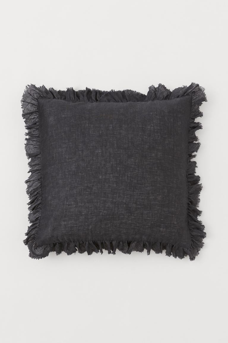 Linen cushion cover