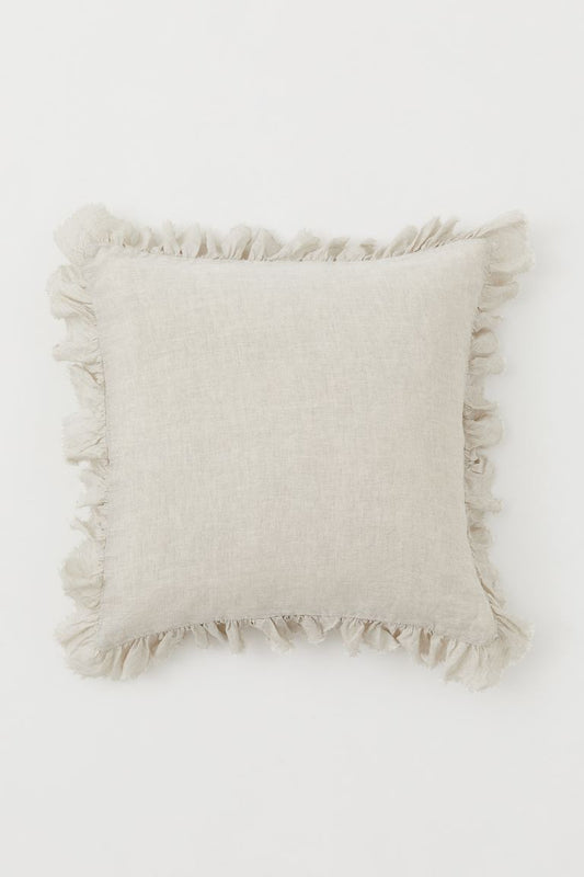 Linen cushion cover